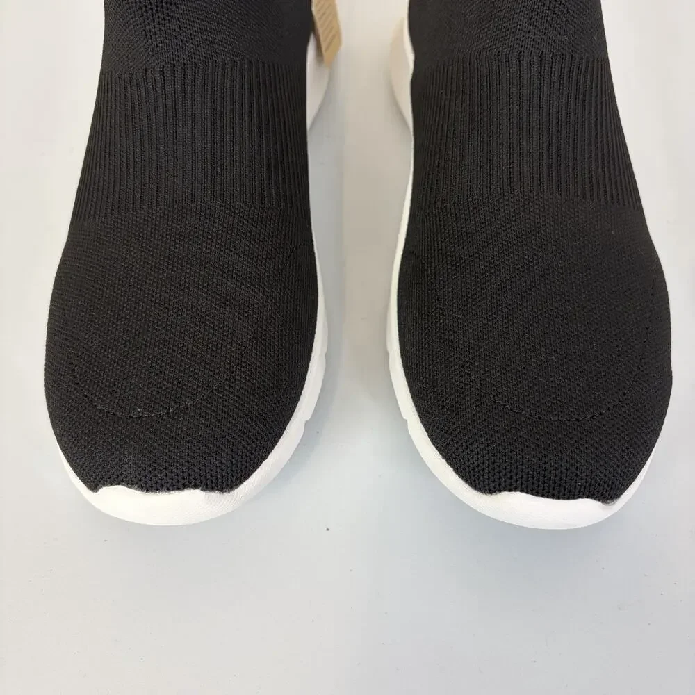 Spenco Women's Pure Love Slip On Sneaker Size 9B Black‎ Blue Comfort Cushion